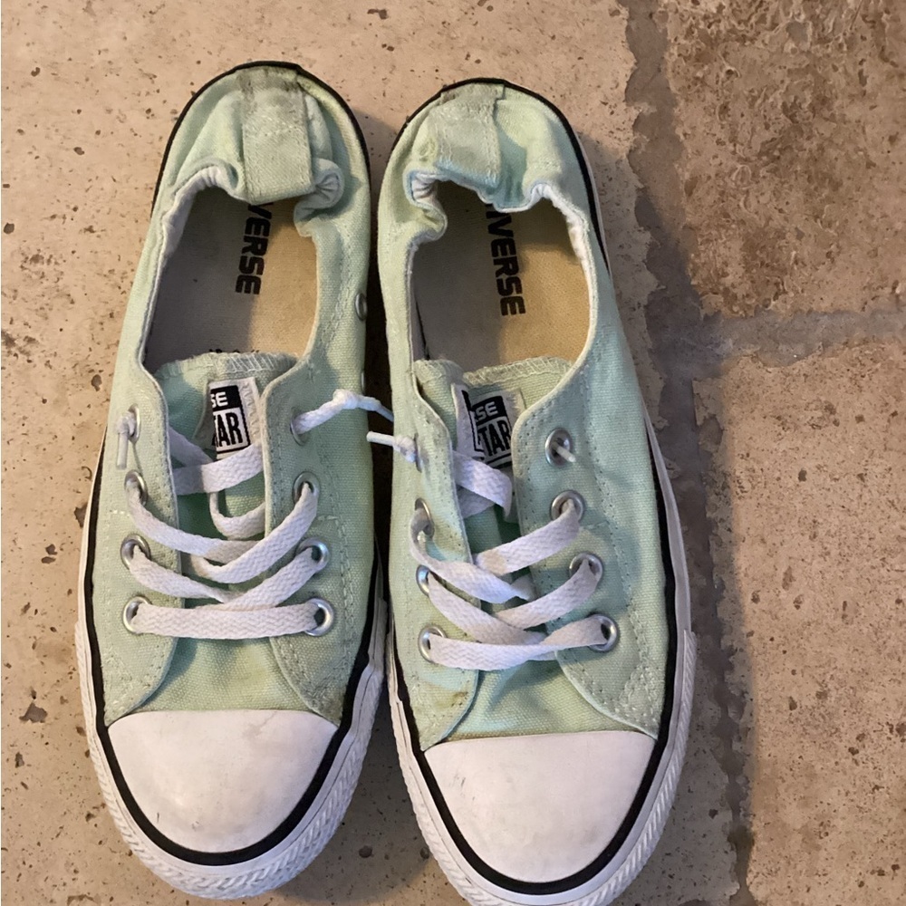 Converse Green Sneakers Classic Low-Top Canvas-8
